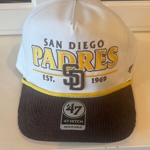 47 Brand San Diego Padres Cap - White and Brown